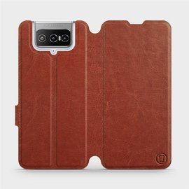 Hülle für Asus Zenfone 7 ZS670KS - Farbe Brown&Orange