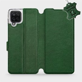 Hülle für Samsung Galaxy A12 - Farbe Green Leather