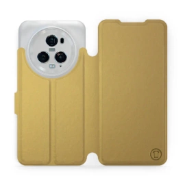 Hülle für Huawei Honor Magic5 Pro 5G - Farbe Gold&Orange