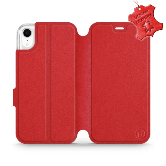 Hülle für Apple iPhone XR - Farbe Red Leather