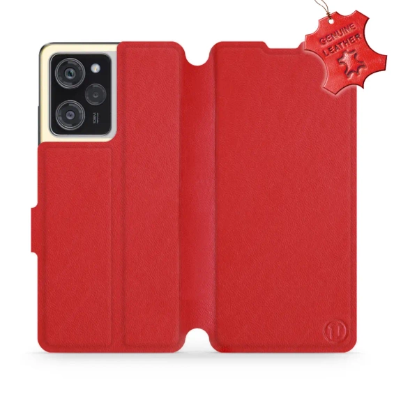 Hülle für Xiaomi POCO X5 Pro 5G - Farbe Red Leather