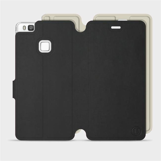 Hülle für Huawei P9 Lite - Farbe Schwarz mit Platin