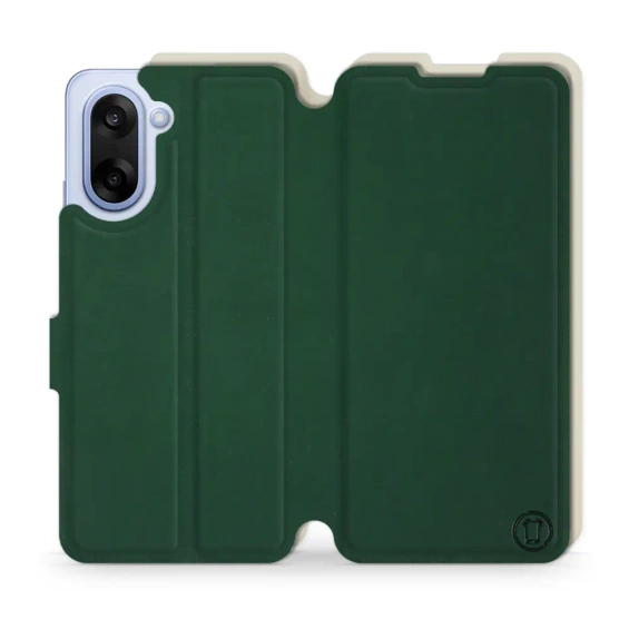 Hülle für OnePlus Nord CE5 - Farbe Grün mit Platin
