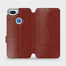 Hülle für Xiaomi Mi 8 Lite - Farbe Brown&Gray