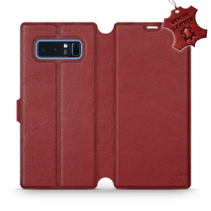 Hülle für Samsung Galaxy Note 8 - Farbe Dark Red Leather