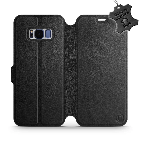 Hülle für Samsung Galaxy S8 - Farbe Black Leather