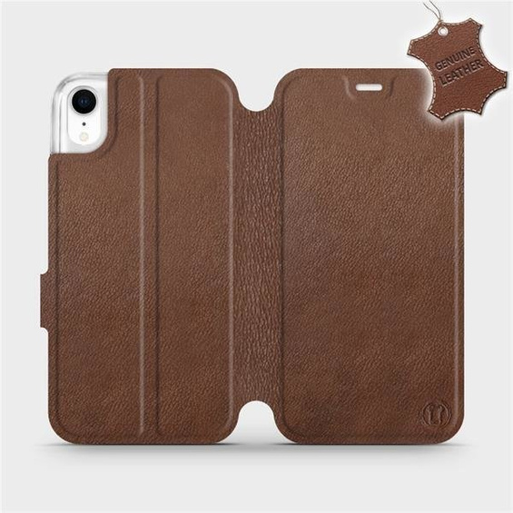 Hülle für Apple iPhone XR - Farbe Brown Leather