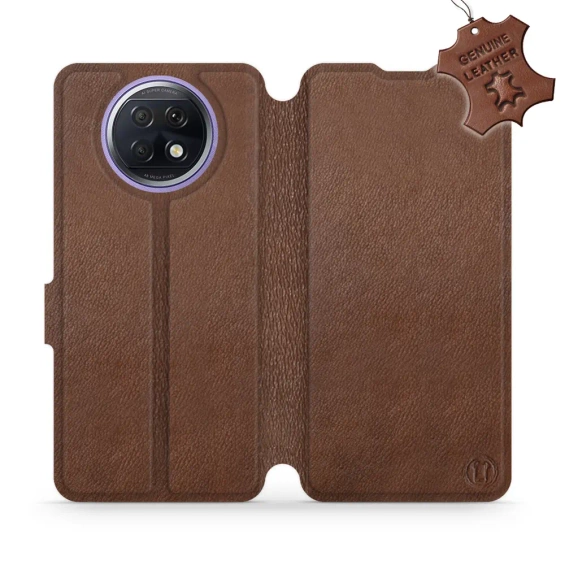 Hülle für Xiaomi Redmi Note 9T - Farbe Brown Leather