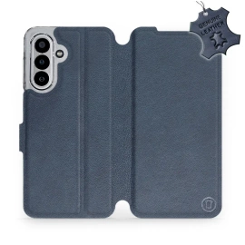 Hülle für Samsung Galaxy A17 5G - Farbe Blue Leather