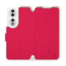 Hülle für Huawei Honor 90 - Farbe Rot mit Platin