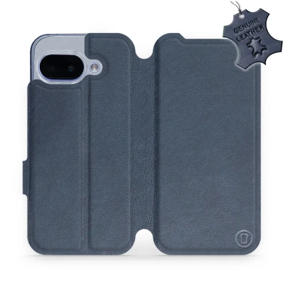 Hülle für Google Pixel 9A - Farbe Blue Leather