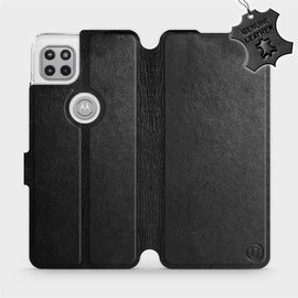 Hülle für Motorola Moto G 5G - Farbe Black Leather