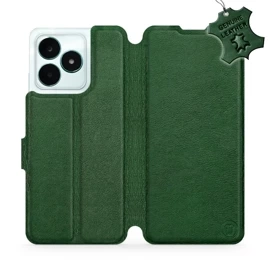 Hülle für Realme C51 - Farbe Green Leather