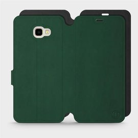 Hülle für Samsung Galaxy J4 Plus 2018 - Farbe Grün mit Schwarz