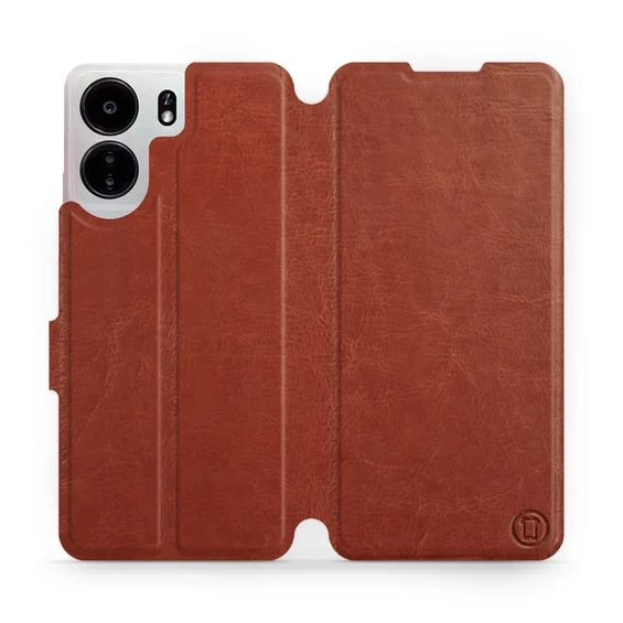 Hülle für Xiaomi POCO C65 - Farbe Brown&Orange