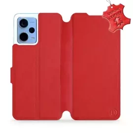 Hülle für Xiaomi Redmi Note 12 5G - Farbe Red Leather