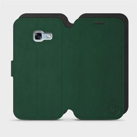 Hülle für Samsung Galaxy A3 2017 - Farbe Grün mit Schwarz