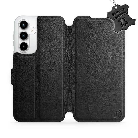 Hülle für Samsung Galaxy A35 5G - Farbe Black Leather