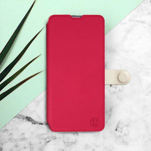 Hülle für Huawei Y6S - Farbe Rot mit Platin