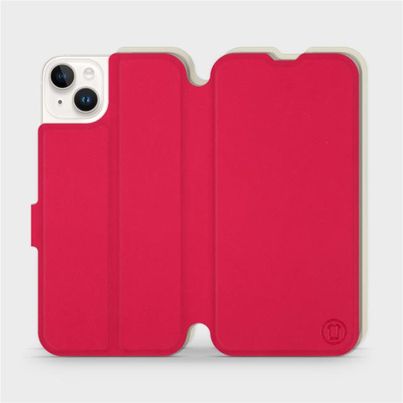 Hülle für Apple iPhone 14 Plus - Farbe Rot mit Platin