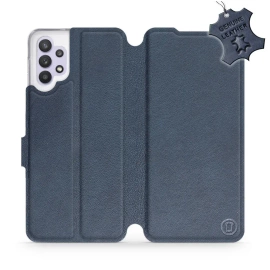 Hülle für Samsung Galaxy A32 5G - Farbe Blue Leather