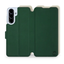 Hülle für Samsung Galaxy A56 5G - Farbe Grün mit Platin