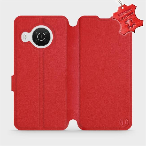 Hülle für Nokia X10 - Farbe Red Leather