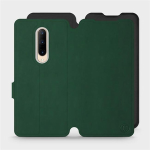 Hülle für OnePlus 7 Pro - Farbe Grün mit Schwarz