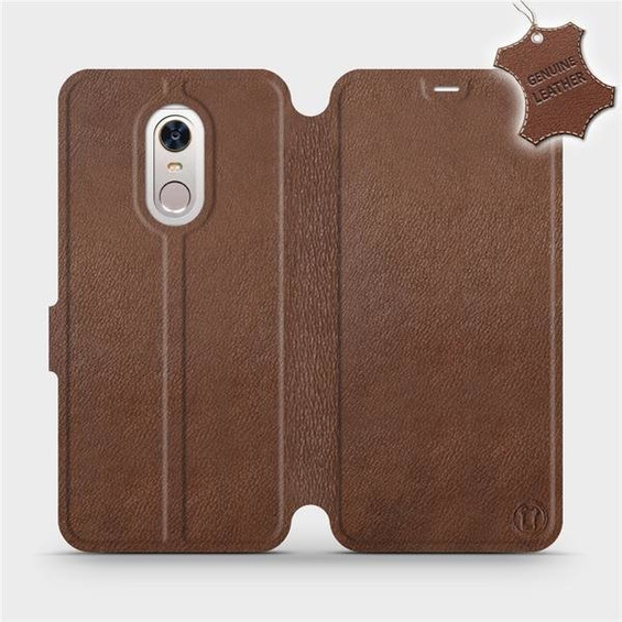 Hülle für Xiaomi Redmi 5 Plus - Farbe Brown Leather