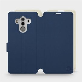 Hülle für Huawei Mate 10 Pro - Farbe Marineblau mit Platin