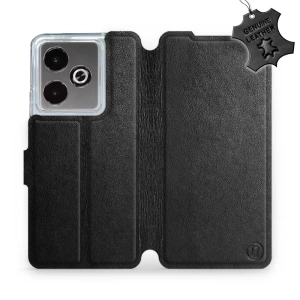 Hülle für Realme GT 7 - Farbe Black Leather