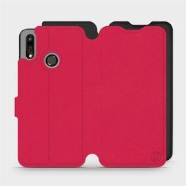 Hülle für Huawei P Smart 2019 - Farbe Rot mit Schwarz