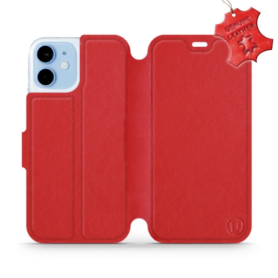 Hülle für Apple iPhone 12 mini - Farbe Red Leather