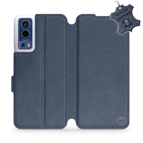 Hülle für Vivo Y72 5G - Farbe Blue Leather