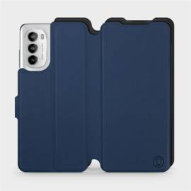 Hülle für Motorola Moto G82 5G - Farbe Marine mit Schwarz