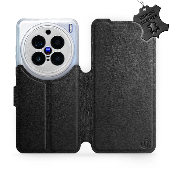 Hülle für Vivo X200 Pro 5G - Farbe Black Leather