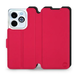 Hülle für Infinix Smart 8 - Farbe Rot mit Schwarz