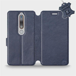 Hülle für Nokia 6.1 - Farbe Blue Leather