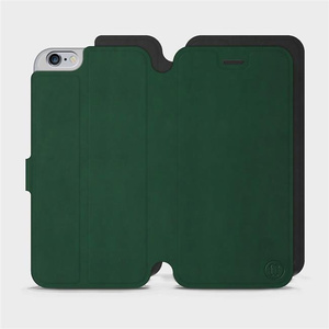 Hülle für Apple iPhone 6s Plus - Farbe Grün mit Schwarz