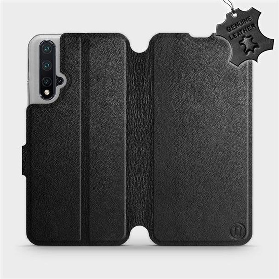 Hülle für Huawei Honor 20 - Farbe Black Leather