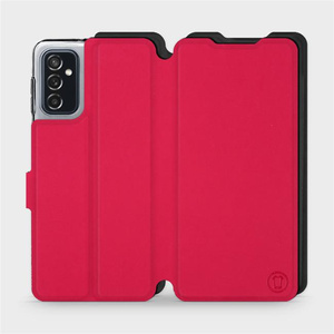 Hülle für Samsung Galaxy M52 5G - Farbe Rot mit Schwarz