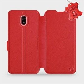 Hülle für Xiaomi Redmi 8A - Farbe Red Leather