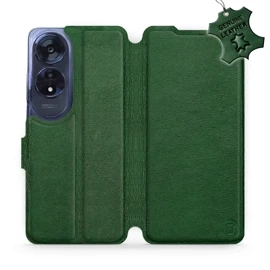 Hülle für OPPO A60 - Farbe Green Leather