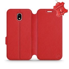 Hülle für Samsung Galaxy J5 2017 - Farbe Red Leather