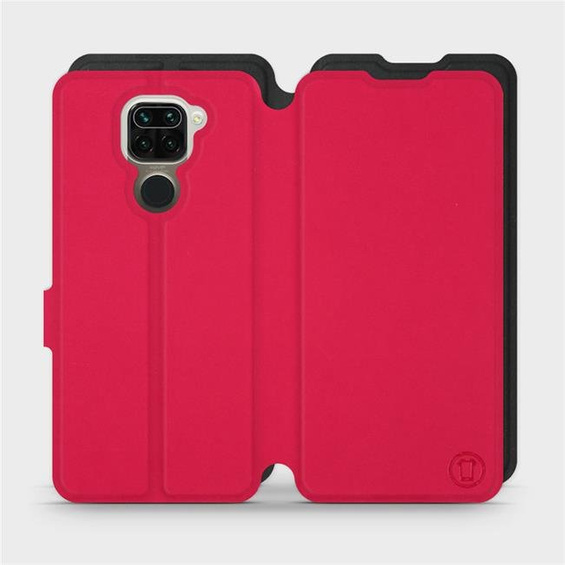 Hülle für Xiaomi Redmi Note 9 - Farbe Rot mit Schwarz