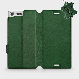 Hülle für Sony Xperia XZ Premium - Farbe Green Leather