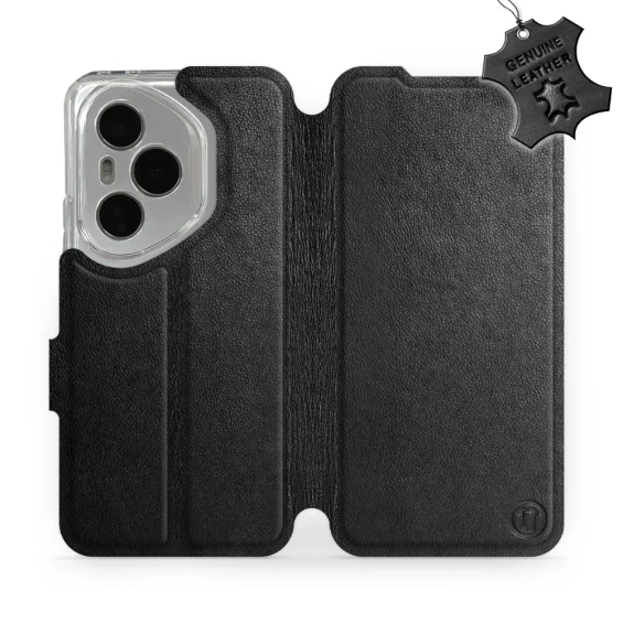 Hülle für Huawei Honor 400 Pro - Farbe Black Leather