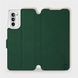 Hülle für Motorola Moto G52 - Farbe Grün mit Platin