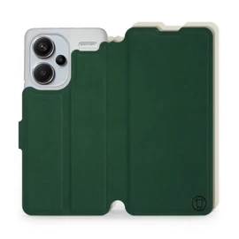 Hülle für Xiaomi Redmi Note 13 PRO Plus - Farbe Grün mit Platin