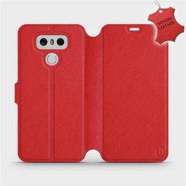 Hülle für LG G6 - Farbe Red Leather
